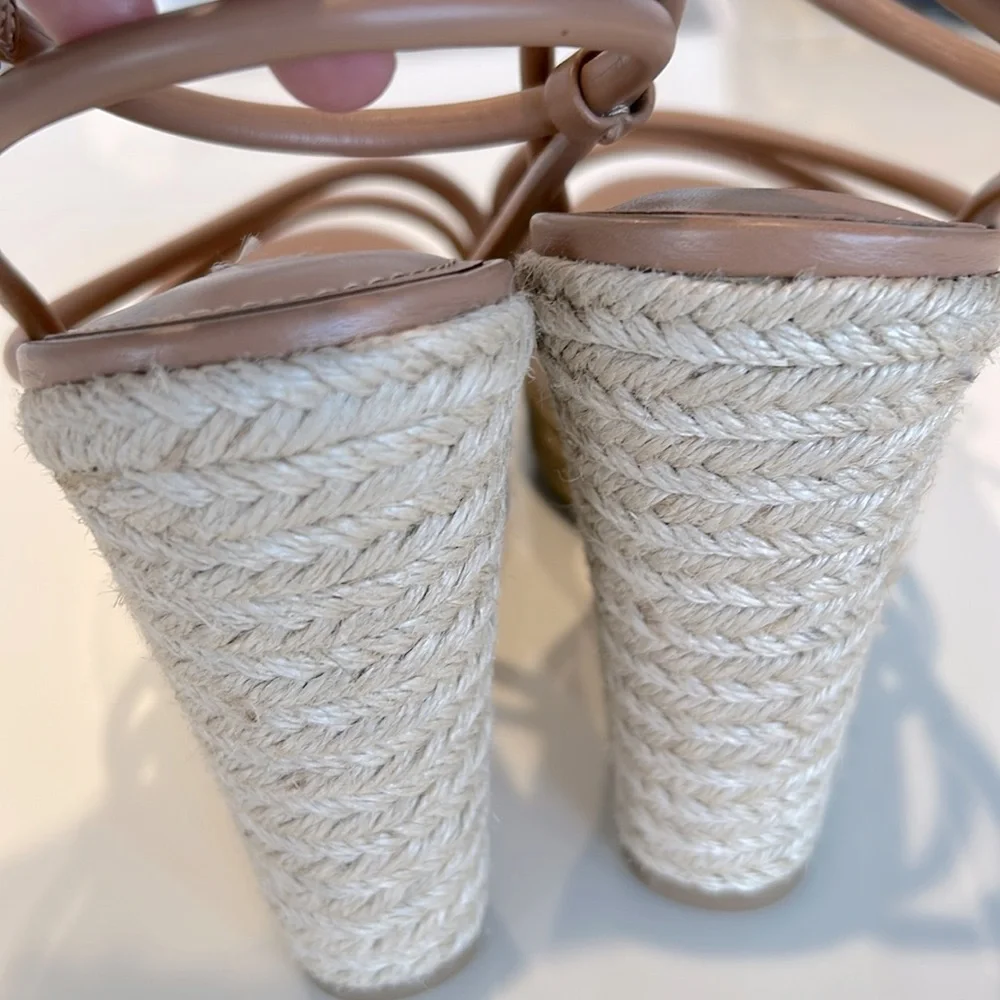 Nine West Women's Hipsta Espadrille Wedge Sandals Size 10